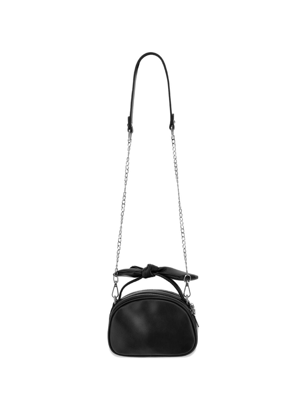Borsa a tracolla per bambina Monnalisa Kids nera con logo goffrato 17H006 8083 0050 MONNALISA KIDS 