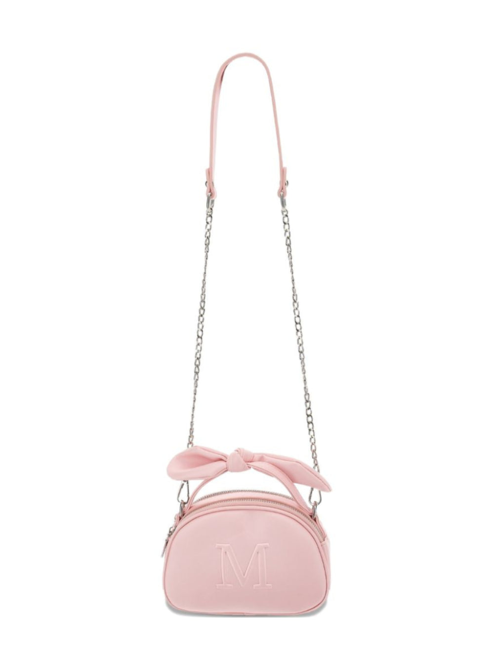 Borsa a tracolla per bambina Monnalisa Kids rosa con logo goffrato 17H006 8083 094F MONNALISA KIDS 