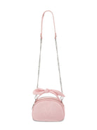 Borsa a tracolla per bambina Monnalisa Kids rosa con logo goffrato 17H006 8083 094F MONNALISA KIDS 