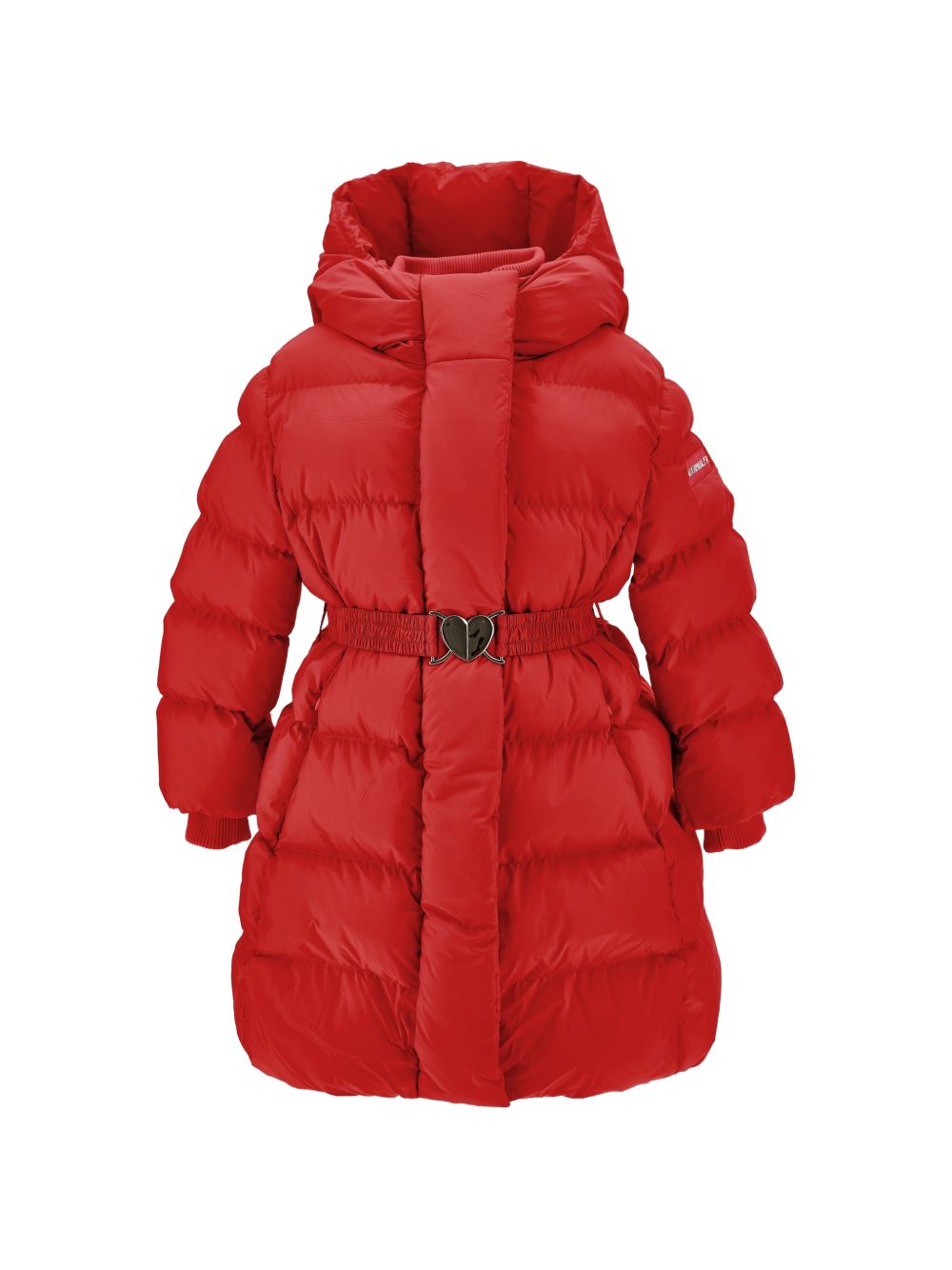 Piumino per bambina Monnalisa Kids rosso con cintura 17H100 8020 0043 MONNALISA KIDS 