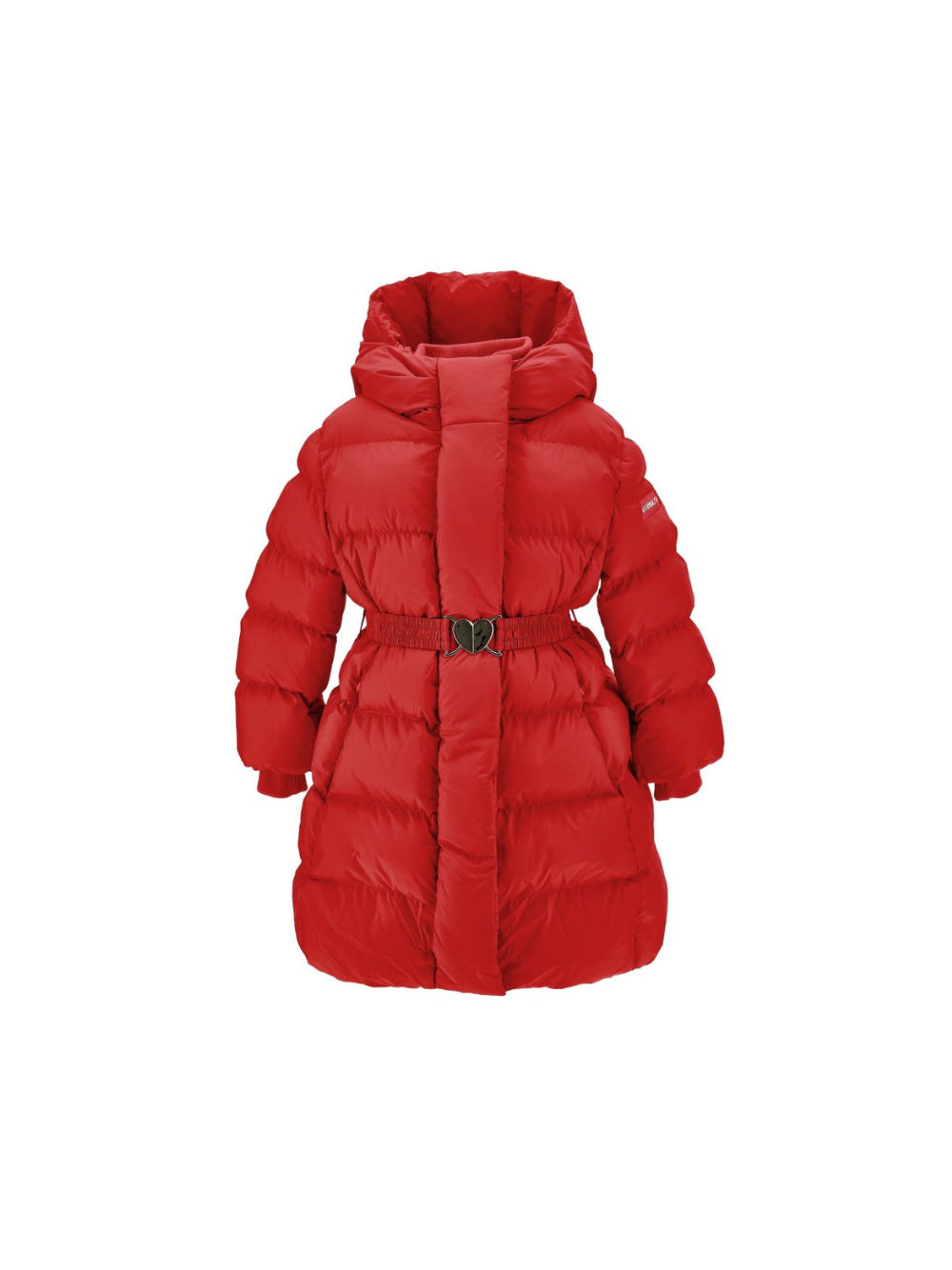 Piumino per bambina Monnalisa Kids rosso con cintura 17H100 8020 0043 MONNALISA KIDS 