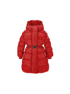 Piumino per bambina Monnalisa Kids rosso con cintura 17H100 8020 0043 MONNALISA KIDS 