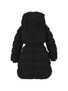 Piumino per bambina Monnalisa Kids nero con cintura 17H100 8020 0050 MONNALISA KIDS 