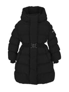 Piumino per bambina Monnalisa Kids nero con cintura 17H100 8020 0050 MONNALISA KIDS 