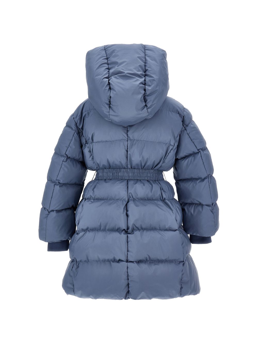 Giubbino per bambina Monnalisa Kids blu con cintura con motivo a cuore 17H100 8020 0051 MONNALISA KIDS 