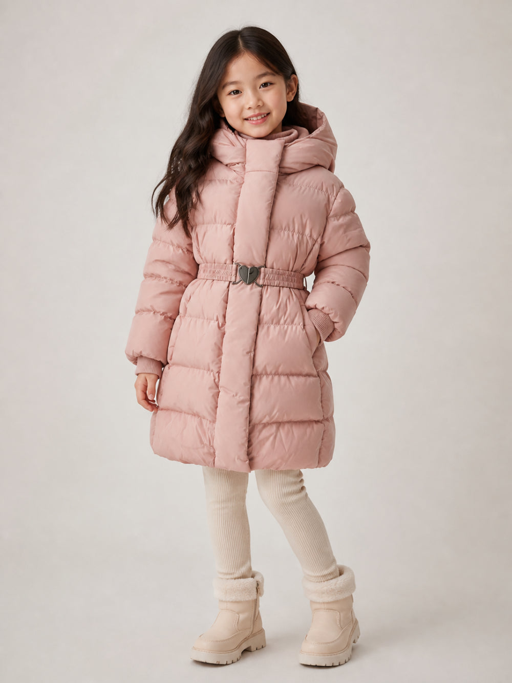 Giubbino per bambina Monnalisa Kids rosa con design imbottito 17H100 8020 0094 MONNALISA KIDS 