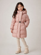 Giubbino per bambina Monnalisa Kids rosa con design imbottito 17H100 8020 0094 MONNALISA KIDS 