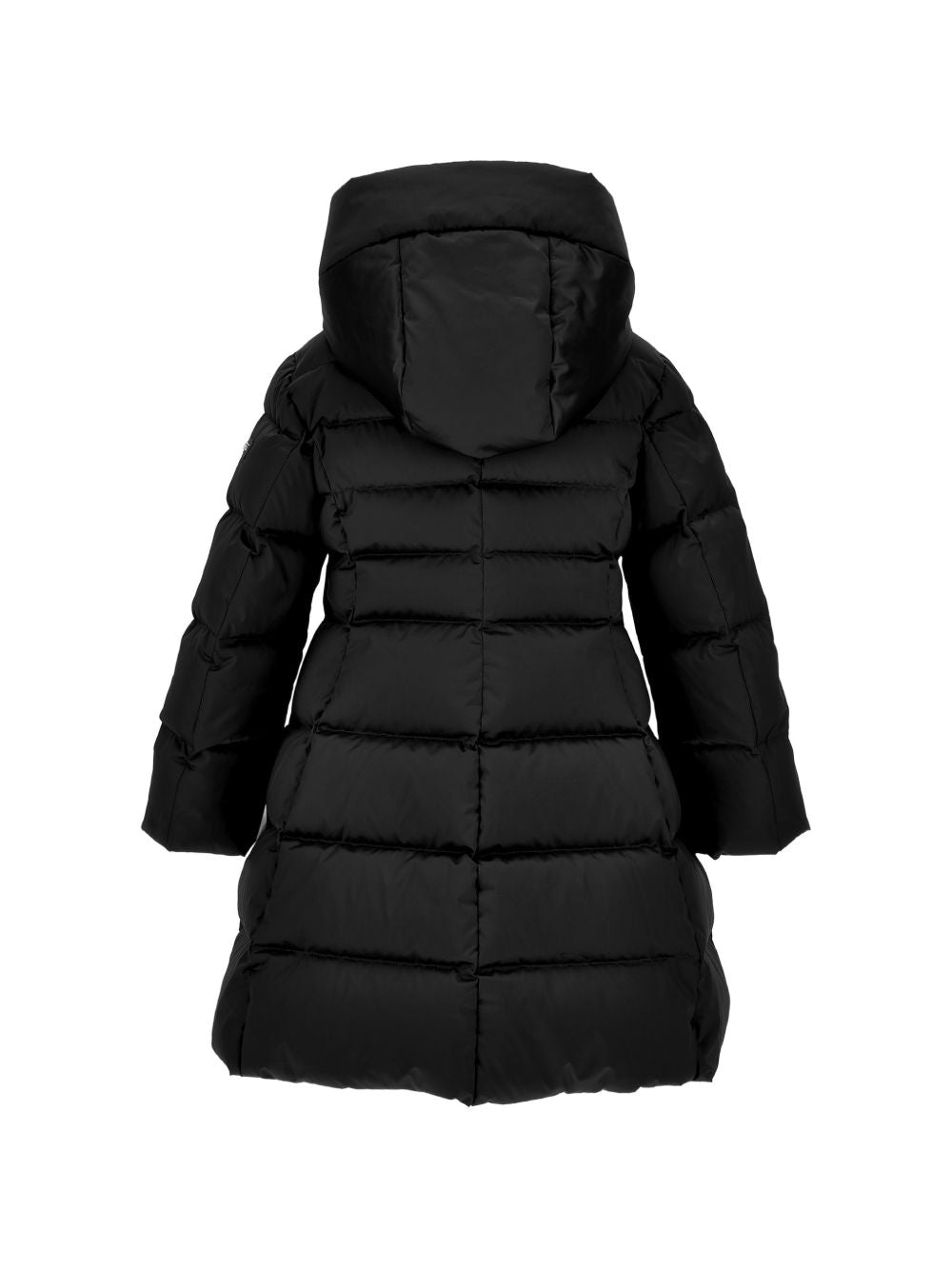Cappotto trapuntato per bambina Monnalisa Kids nero con cappuccio 17H102 8026 0050 MONNALISA KIDS 