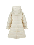 Cappotto trapuntato per bambina Monnalisa Kids beige con cappuccio 17H102 8026 029F MONNALISA KIDS 