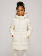 Cappotto trapuntato per bambina Monnalisa Kids beige con cappuccio 17H102 8026 029F MONNALISA KIDS 