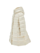 Cappotto trapuntato per bambina Monnalisa Kids beige con cappuccio 17H102 8026 029F MONNALISA KIDS 