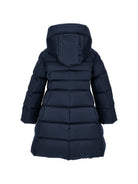 Cappotto trapuntato per bambina Monnalisa Kids blu con cappuccio 17H102 8026 056S MONNALISA KIDS 