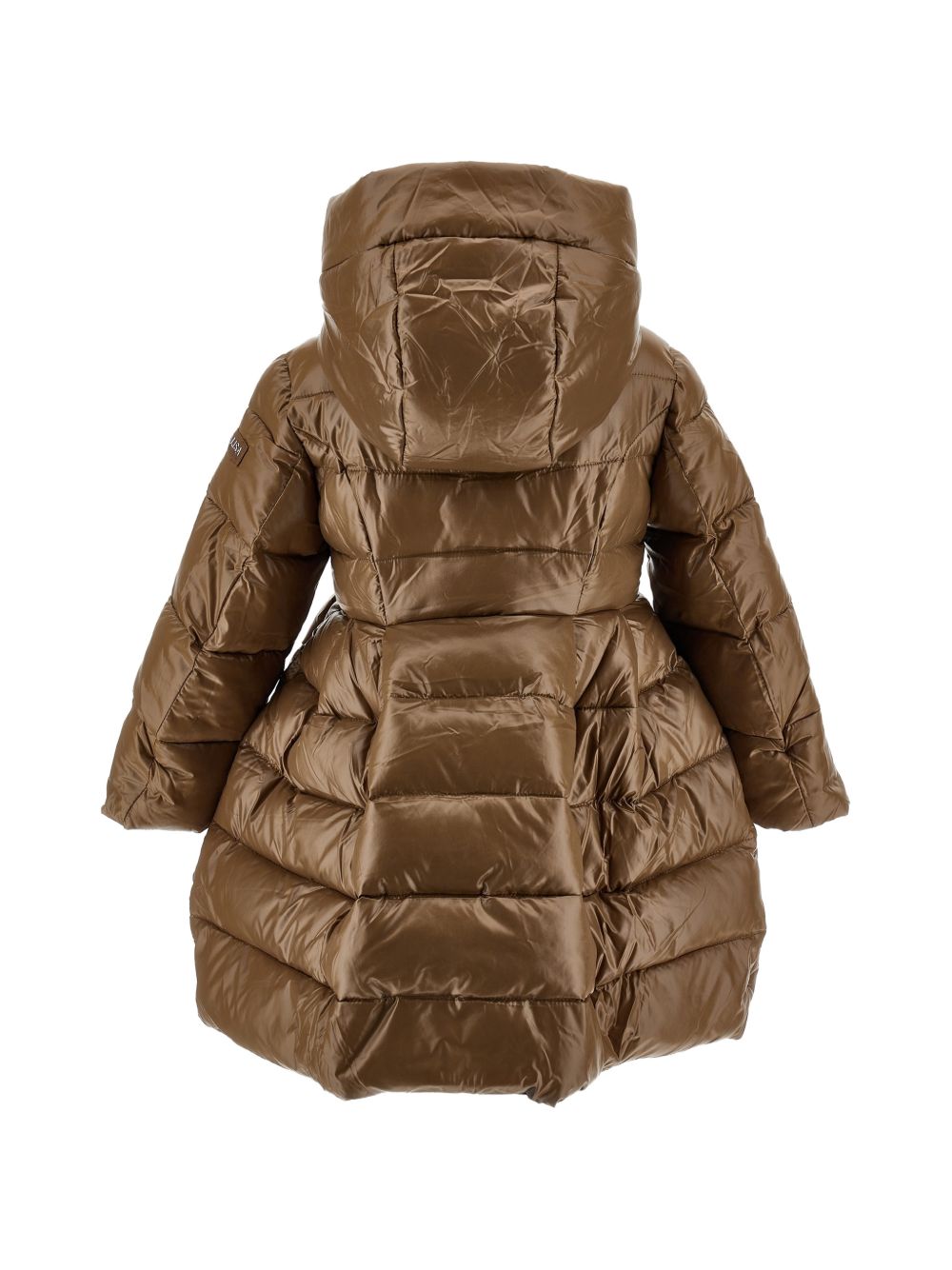 Giubbino per bambina Monnalisa Kids marrone con design imbottito 17H103 8022 0006 MONNALISA KIDS 
