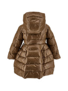 Giubbino per bambina Monnalisa Kids marrone con design imbottito 17H103 8022 0006 MONNALISA KIDS 