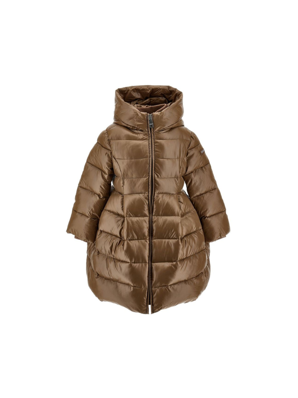 Giubbino per bambina Monnalisa Kids marrone con design imbottito 17H103 8022 0006 MONNALISA KIDS 