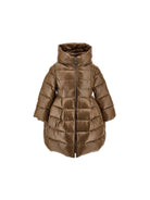 Giubbino per bambina Monnalisa Kids marrone con design imbottito 17H103 8022 0006 MONNALISA KIDS 