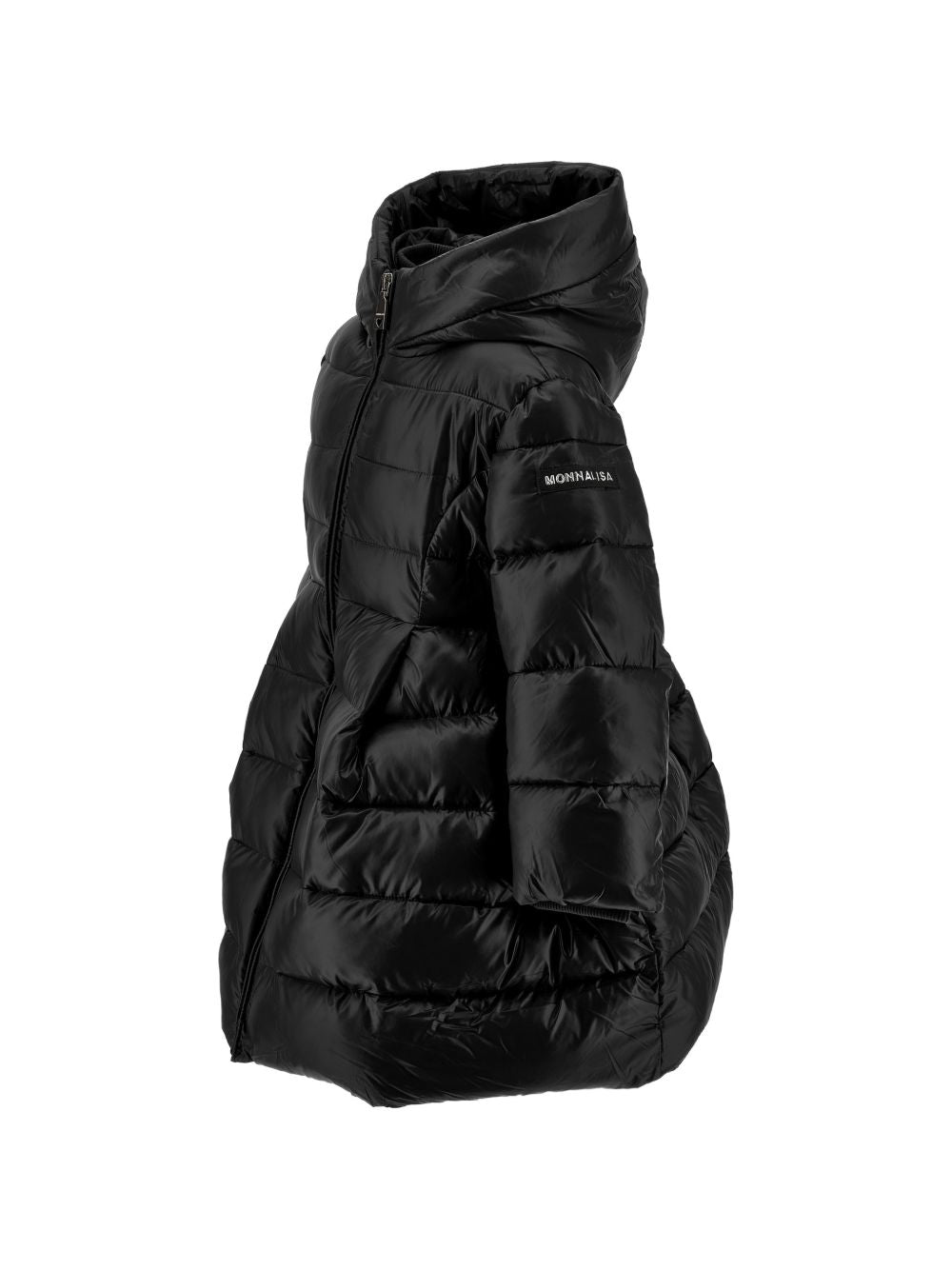 Giubbino per bambina Monnalisa nero con cappuccio 17H103 8022 0050 MONNALISA KIDS 