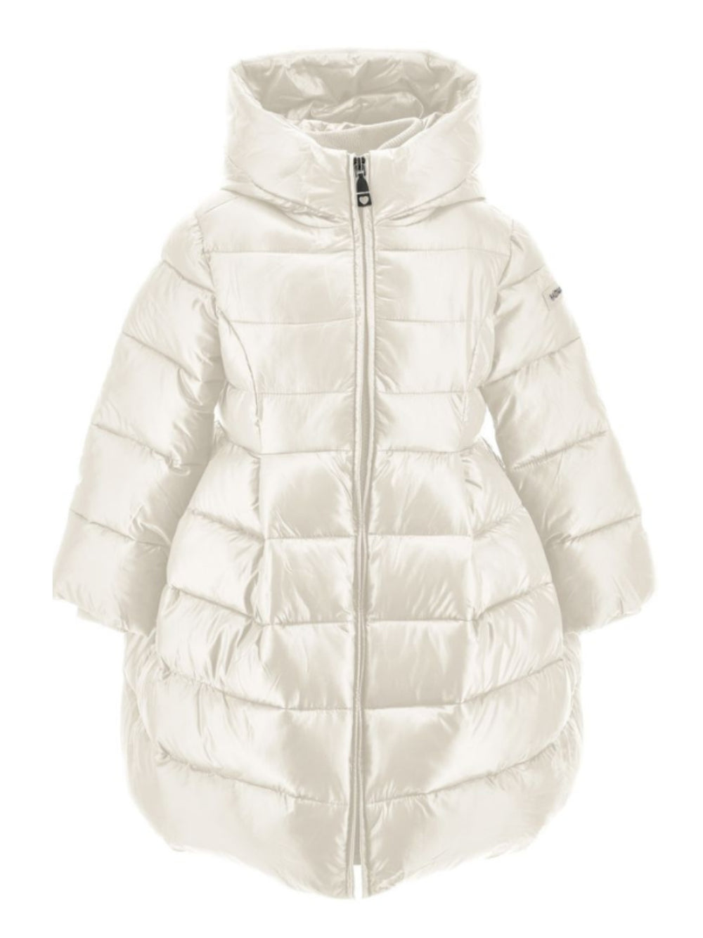 Giubbino per bambina Monnalisa Kids bianco con design imbottito 17H103 8022 029F MONNALISA KIDS 