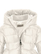 Giubbino per bambina Monnalisa Kids bianco con design imbottito 17H103 8022 029F MONNALISA KIDS 