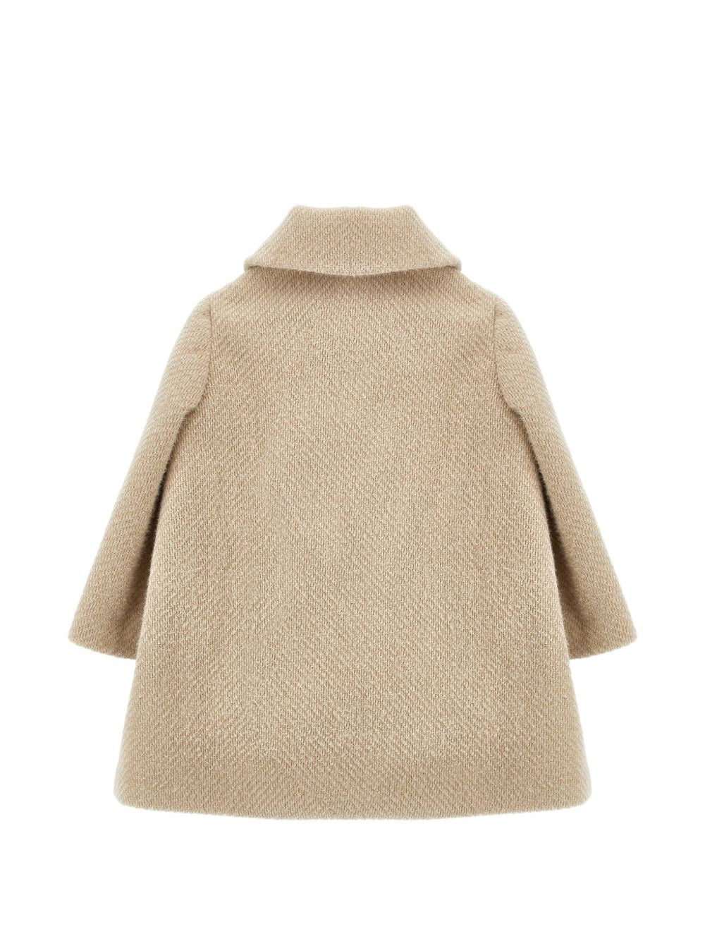 Cappotto per bambina Monnalisa Kids beige con colletto alla Peter Pan 17H106 8360 0002 MONNALISA KIDS 