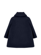 Cappotto per bambina Monnalisa Kids blu con colletto alla Peter Pan 17H106 8360 056S MONNALISA KIDS 