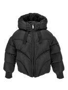 Giubbino per bambina Monnalisa Kids nero con design trapuntato 17H107 8022 0050 MONNALISA KIDS 