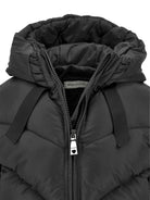 Giubbino per bambina Monnalisa Kids nero con design trapuntato 17H107 8022 0050 MONNALISA KIDS 