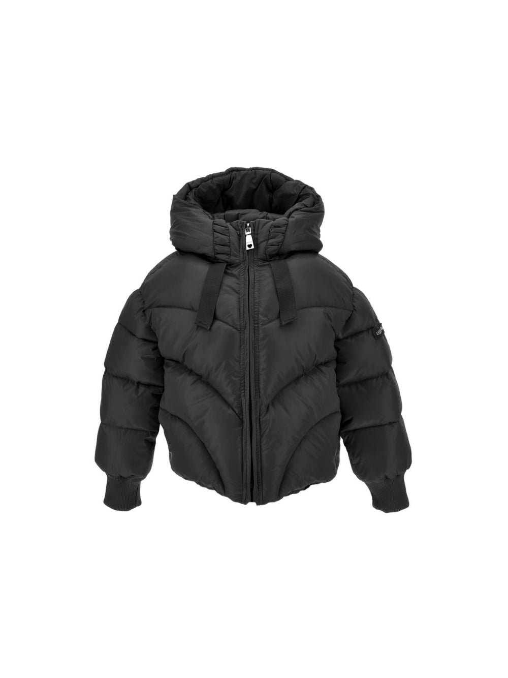 Giubbino per bambina Monnalisa Kids nero con design trapuntato 17H107 8022 0050 MONNALISA KIDS 