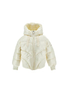 Giubbino per bambina Monnalisa Kids bianco con design trapuntato 17H107 8022 029F MONNALISA KIDS 