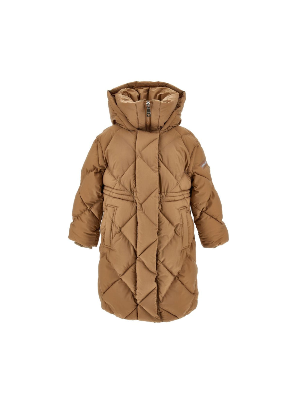 Giubbino per bambina Monnalisa Kids marrone con trapuntatura a diamante 17H108 8025 0003 MONNALISA KIDS 