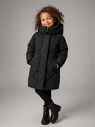 Giubbino per bambina Monnalisa Kids nero con trapuntatura a diamante 17H108 8025 0050 MONNALISA KIDS 