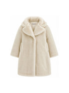 Cappotto per bambina Monnalisa Kids biege con colletto 17H109 8034 0001 MONNALISA KIDS 