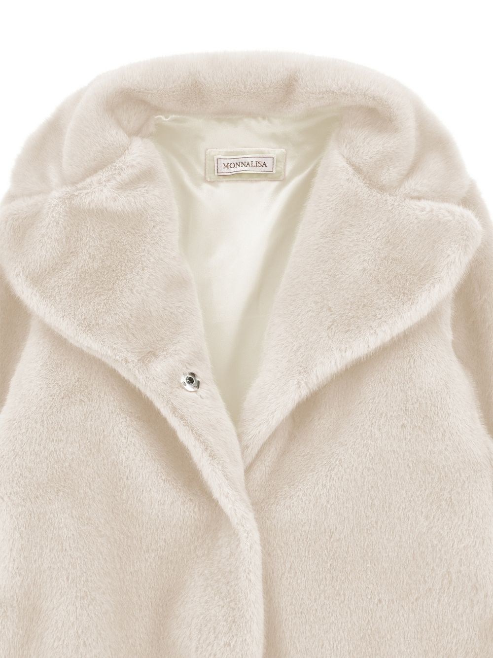 Cappotto per bambina Monnalisa Kids biege con colletto 17H109 8034 0001 MONNALISA KIDS 