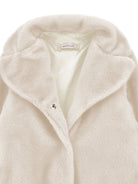 Cappotto per bambina Monnalisa Kids biege con colletto 17H109 8034 0001 MONNALISA KIDS 