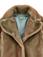 Cappotto per bambina Monnalisa Kids marrone con colletto 17H109 8034 0024 MONNALISA KIDS 