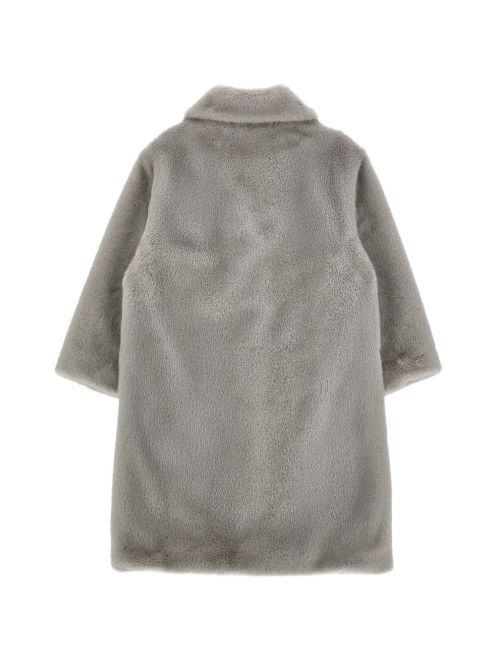 Cappotto per bambina Monnalisa Kids grigio con colletto 17H109 8034 0032 MONNALISA KIDS 