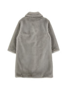 Cappotto per bambina Monnalisa Kids grigio con colletto 17H109 8034 0032 MONNALISA KIDS 