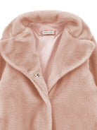 Cappotto per bambina Monnalisa Kids rosa con colletto 17H109 8034 0091 MONNALISA KIDS 