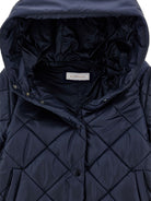Piumino per bambina Monnalisa Kids blu con dettaglio fiocco posteriore 17H110 8719 056S MONNALISA KIDS 