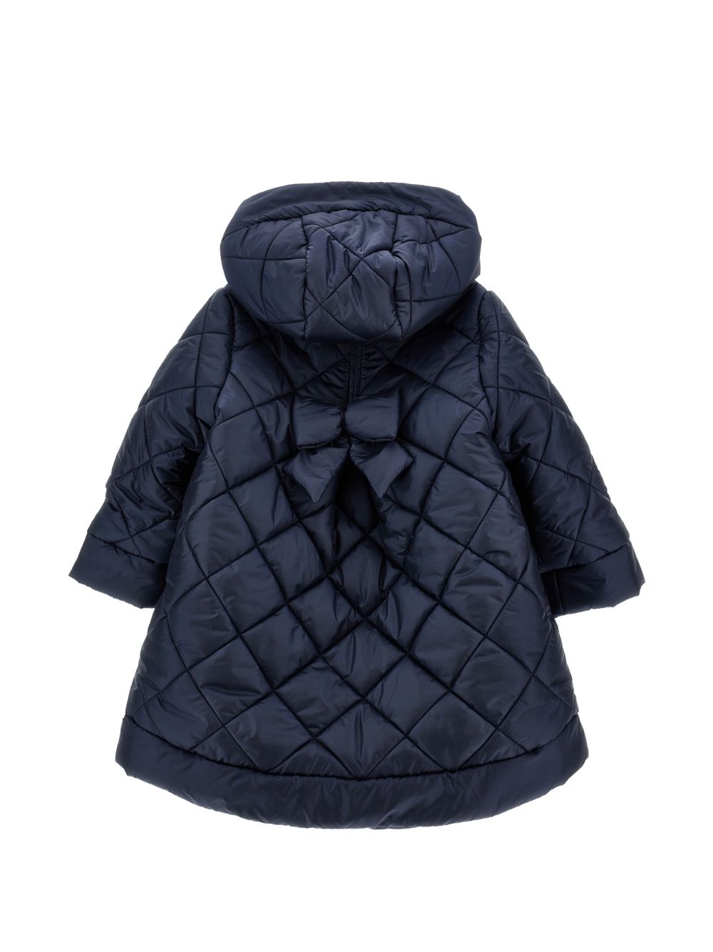 Piumino per bambina Monnalisa Kids blu con dettaglio fiocco posteriore 17H110 8719 056S MONNALISA KIDS 