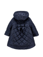 Piumino per bambina Monnalisa Kids blu con dettaglio fiocco posteriore 17H110 8719 056S MONNALISA KIDS 