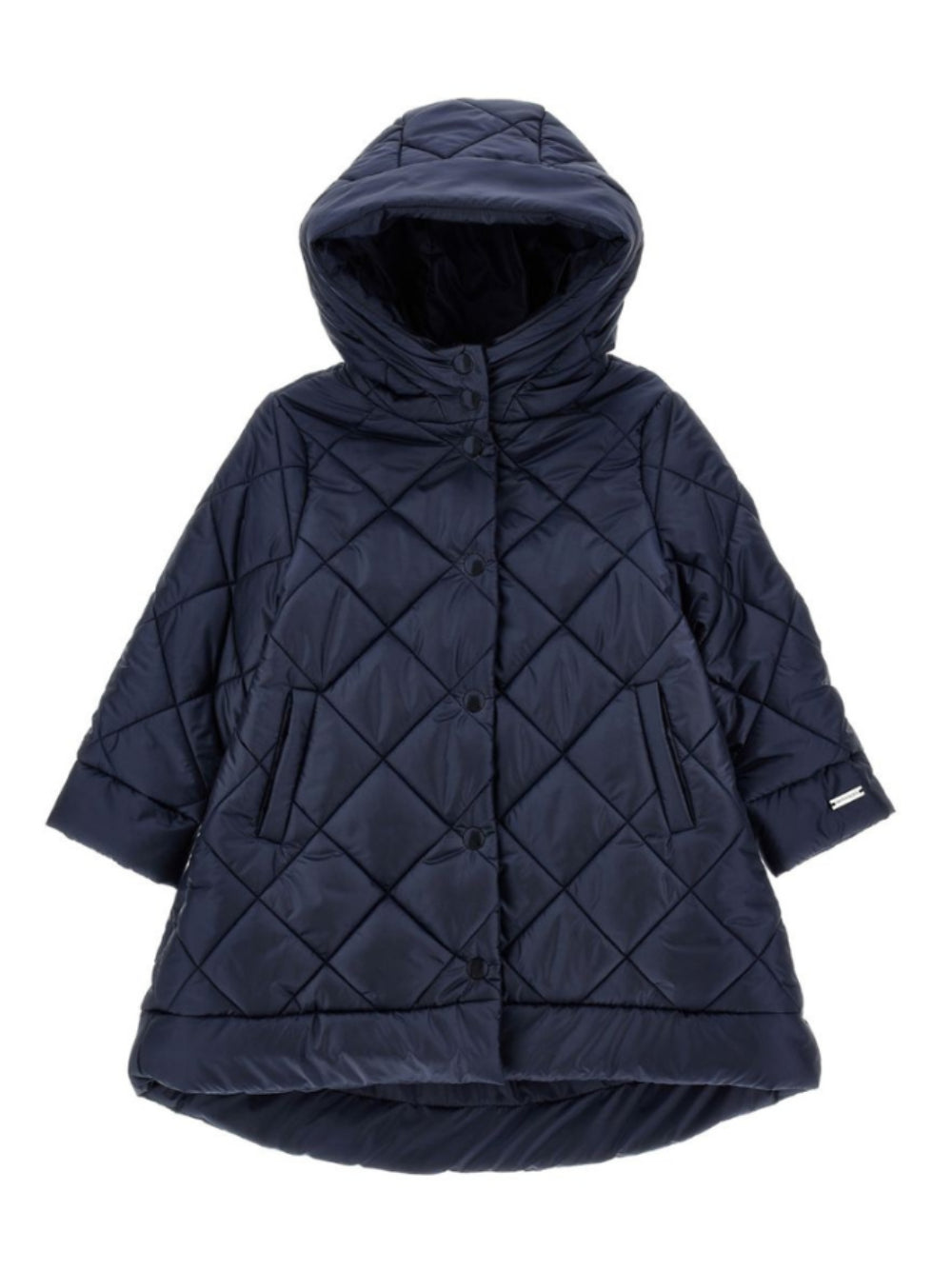 Piumino per bambina Monnalisa Kids blu con dettaglio fiocco posteriore 17H110 8719 056S MONNALISA KIDS 