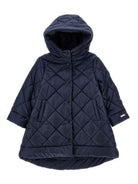 Piumino per bambina Monnalisa Kids blu con dettaglio fiocco posteriore 17H110 8719 056S MONNALISA KIDS 