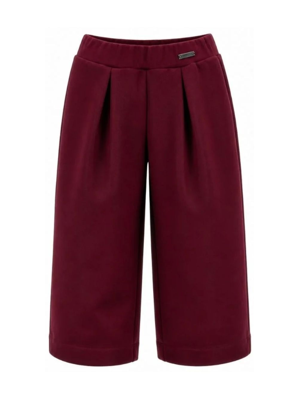 Pantaloni per bambina Monnalisa Kids rossi con trama in twill 17H401 8300 0069 MONNALISA KIDS 