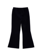 Pantaloni svasati per bambina Monnalisa Kids blu con placca logo 17H403 8220 0056 MONNALISA KIDS 