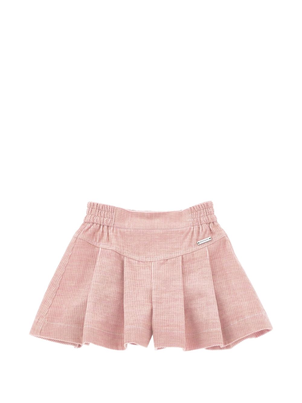Shorts per bambina Monnalisa Kids rosa in velluto a coste 17H404 8852 094F MONNALISA KIDS 