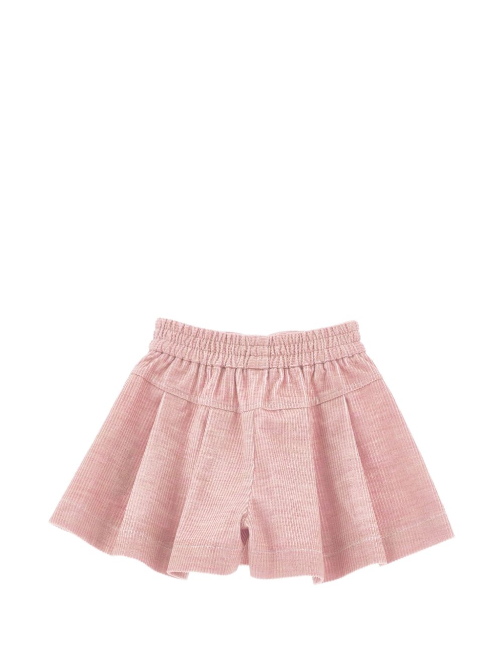 Shorts per bambina Monnalisa Kids rosa in velluto a coste 17H404 8852 094F MONNALISA KIDS 