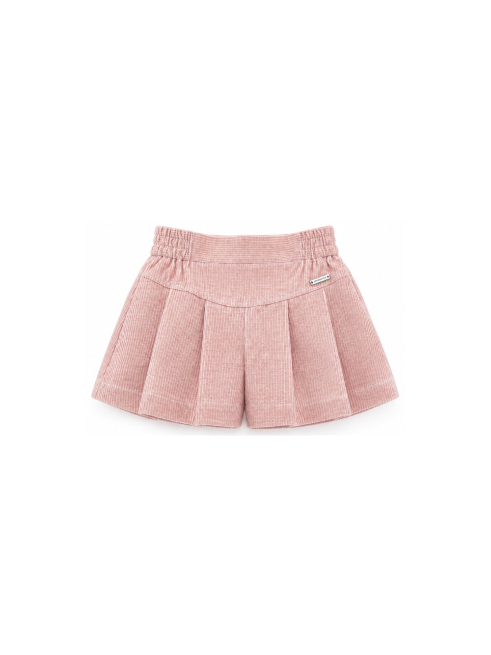 Shorts per bambina Monnalisa Kids rosa in velluto a coste 17H404 8852 094F MONNALISA KIDS 