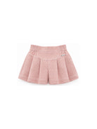 Shorts per bambina Monnalisa Kids rosa in velluto a coste 17H404 8852 094F MONNALISA KIDS 