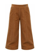 Pantaloni per bambina Monnalisa Kids marrone con tessuto a coste 17H405 8852 0005 MONNALISA KIDS 